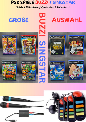 Ps2 buzz singstar spiele - buzz, /